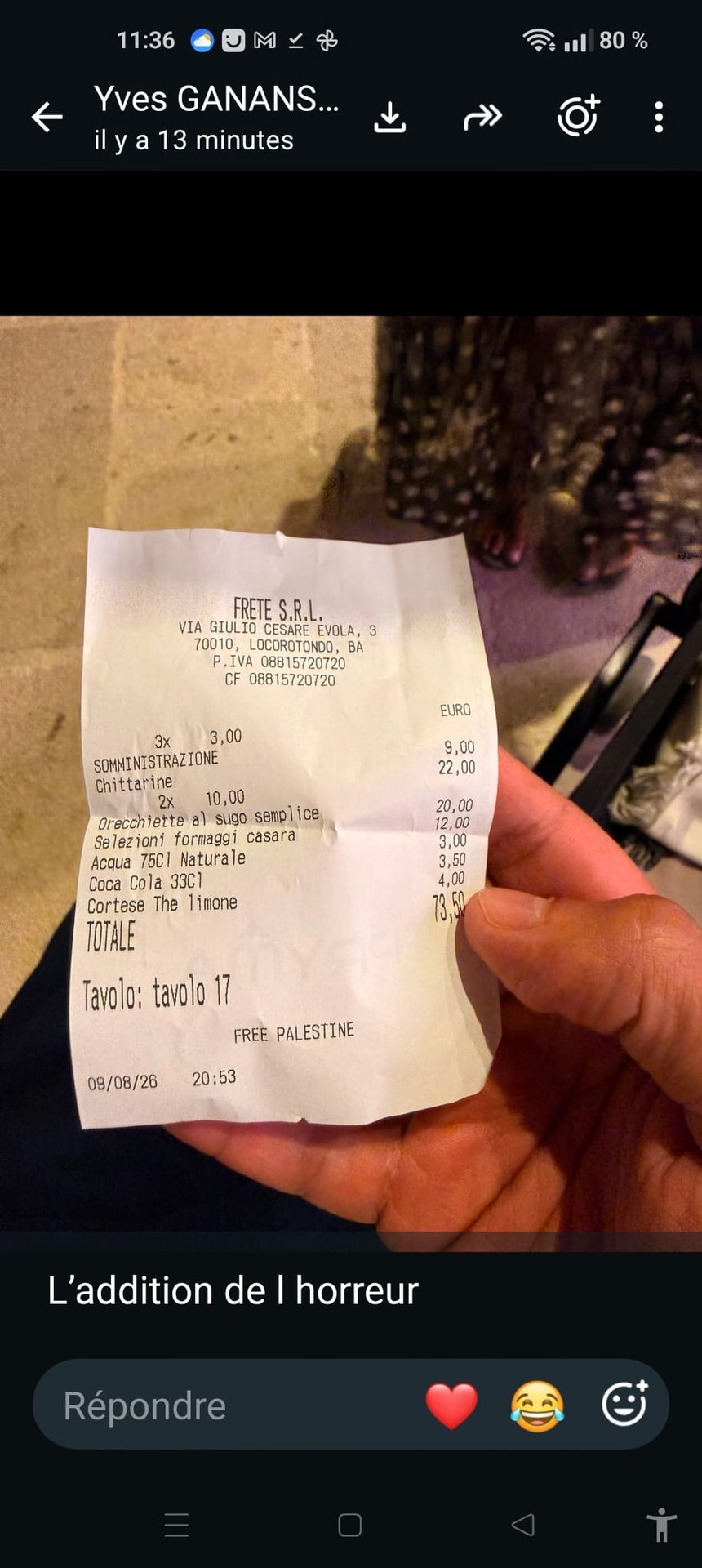 Photo for Jewish customers in Italy in Locorotondo get a bil...